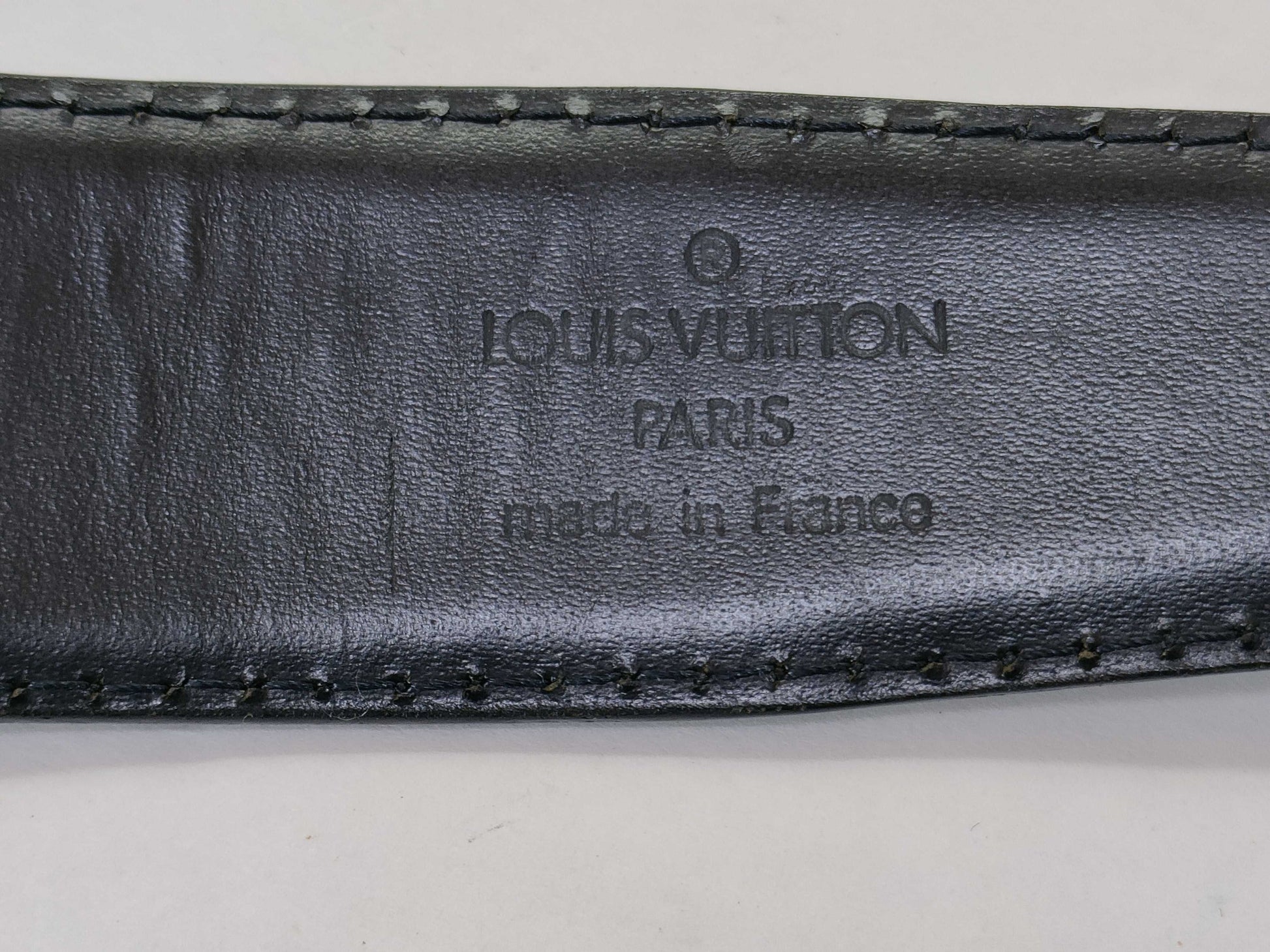 LOUIS VUITTON Epi Leather Belt, Santur Classic M6832Q/VI1909