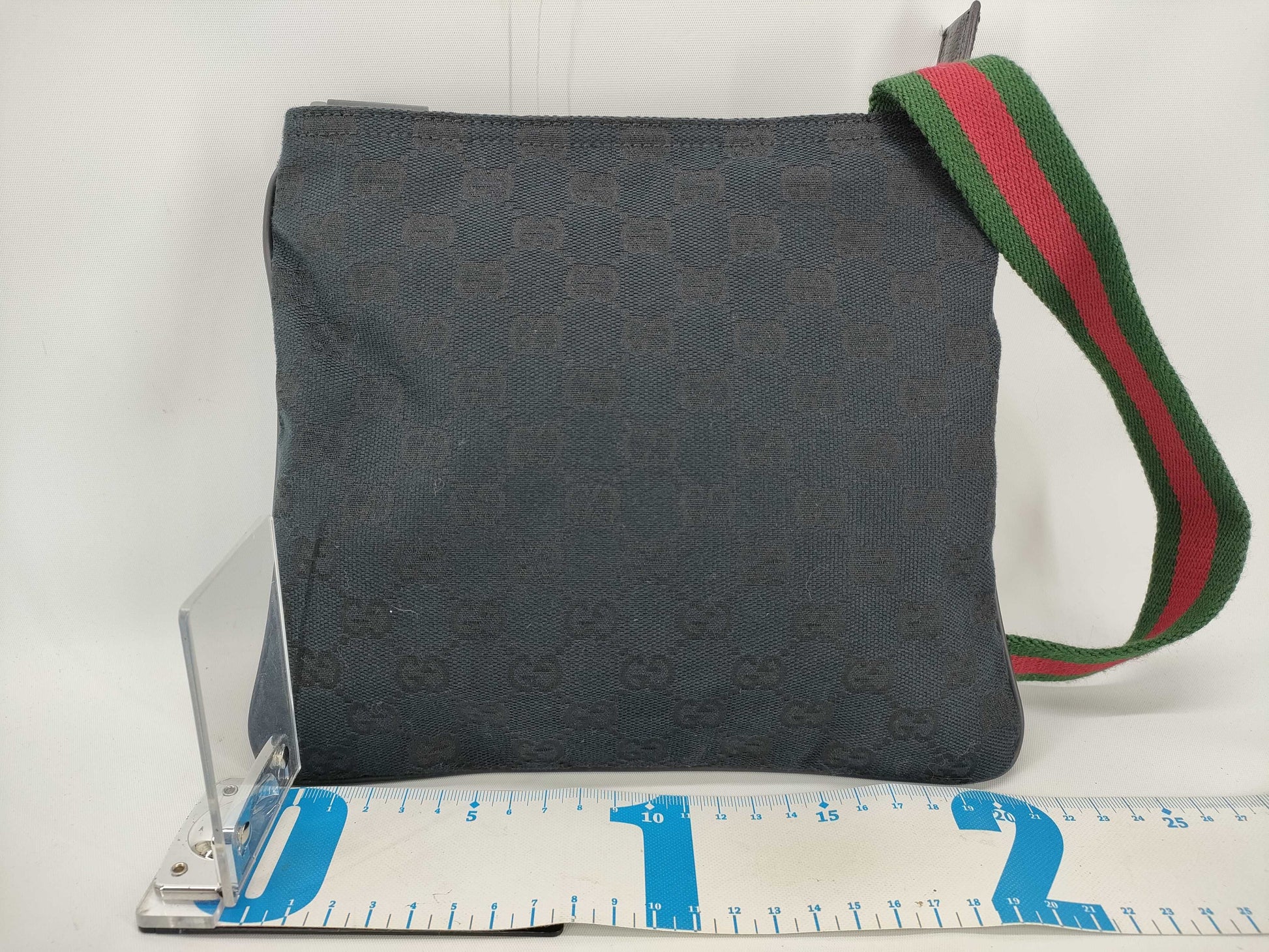 GUCCI GG Canvas Shoulder Bag with Dust Bag