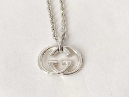 GUCCI Interlocking G Necklace 925 26g Necklace
