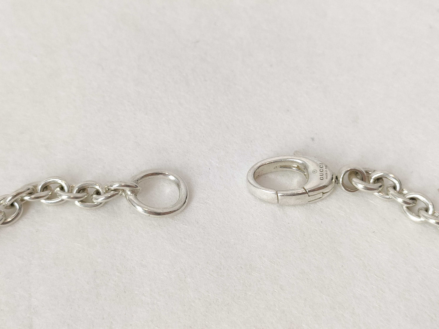 GUCCI Interlocking G Necklace 925 26g Necklace