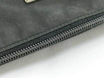PRADA Nylon Prada Saffiano Handbag Hand Pouch Handbag