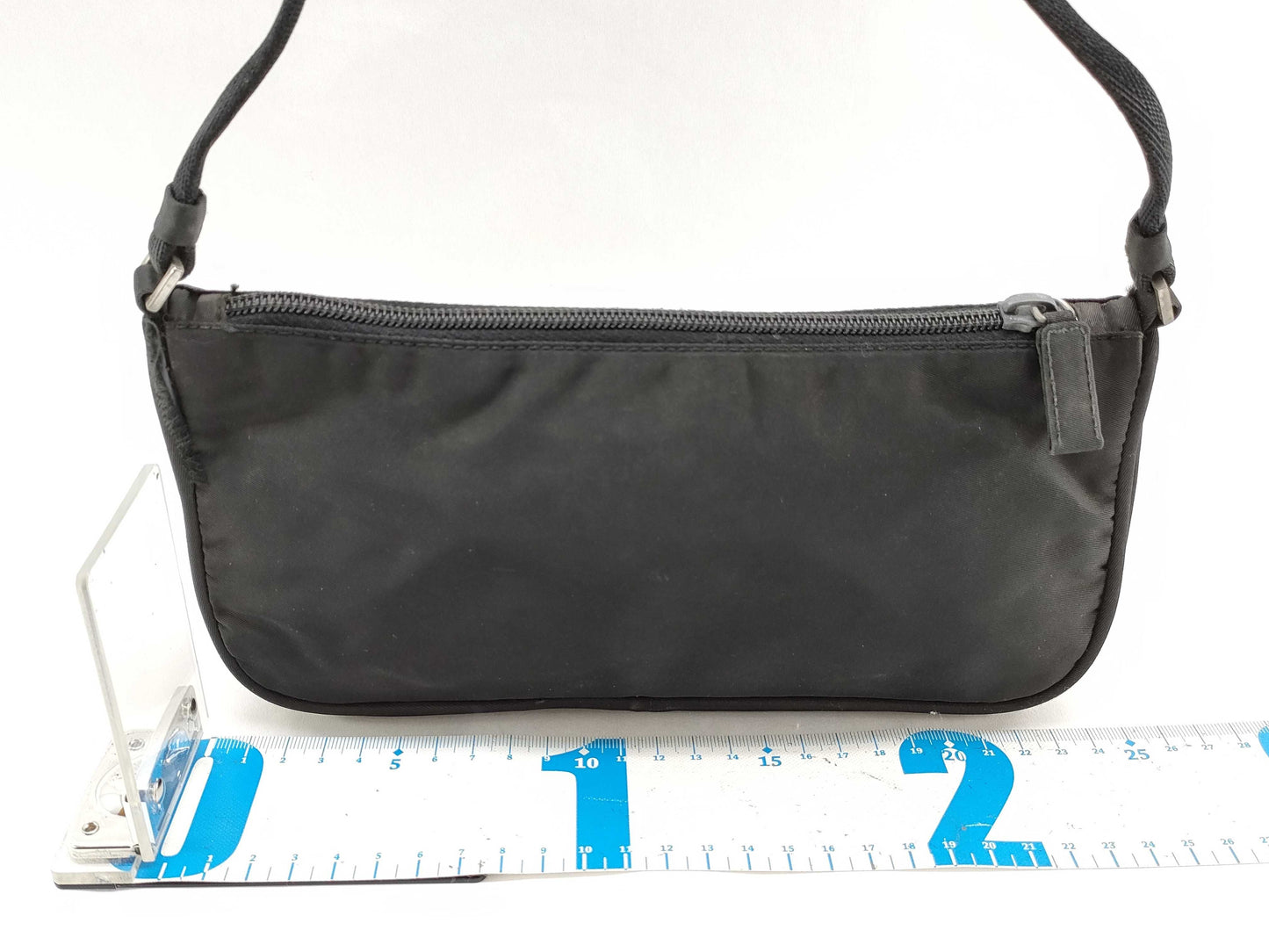 PRADA Nylon Prada Saffiano Handbag Hand Pouch Handbag