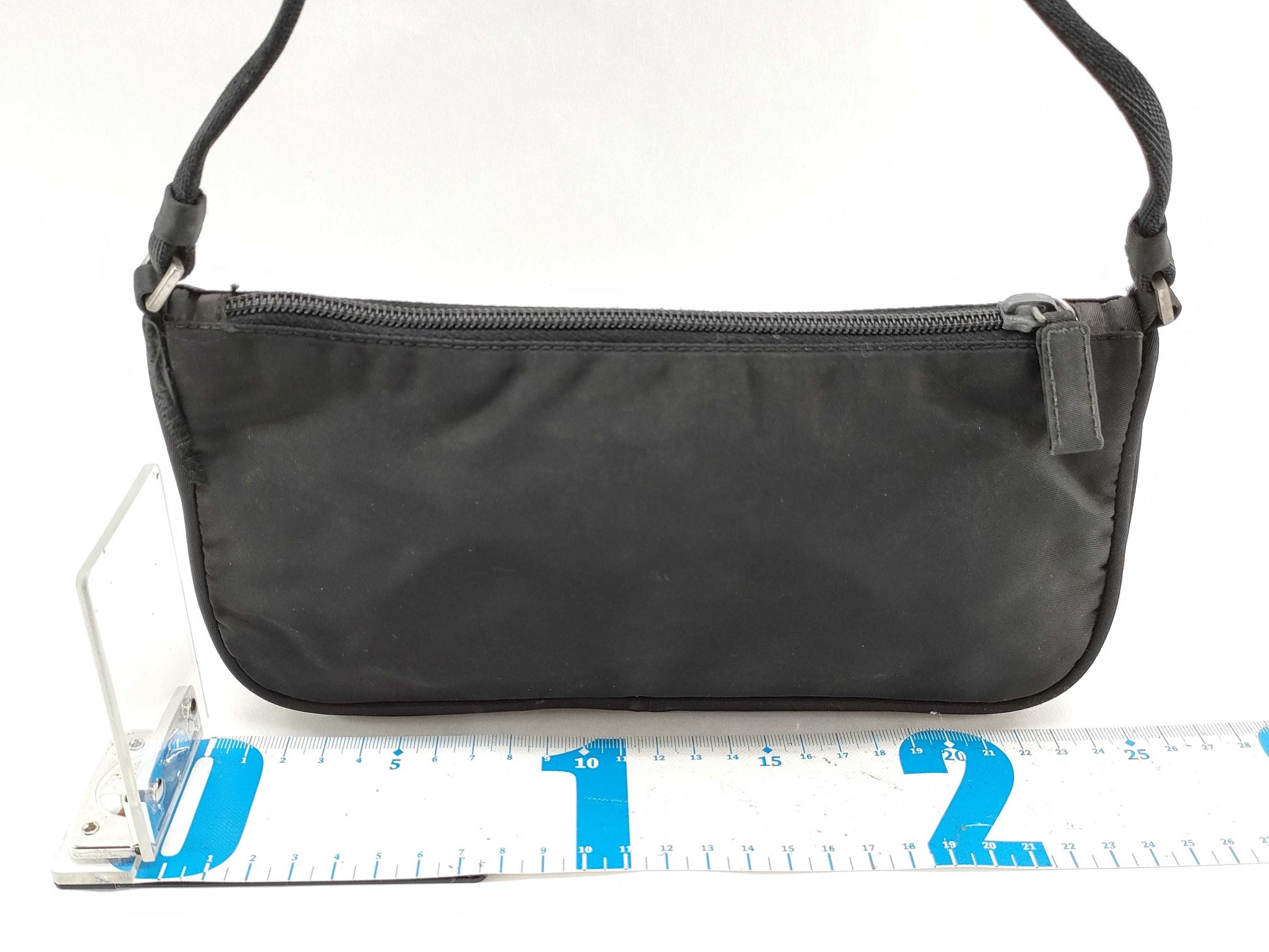 PRADA Nylon Prada Saffiano Handbag Hand Pouch Handbag