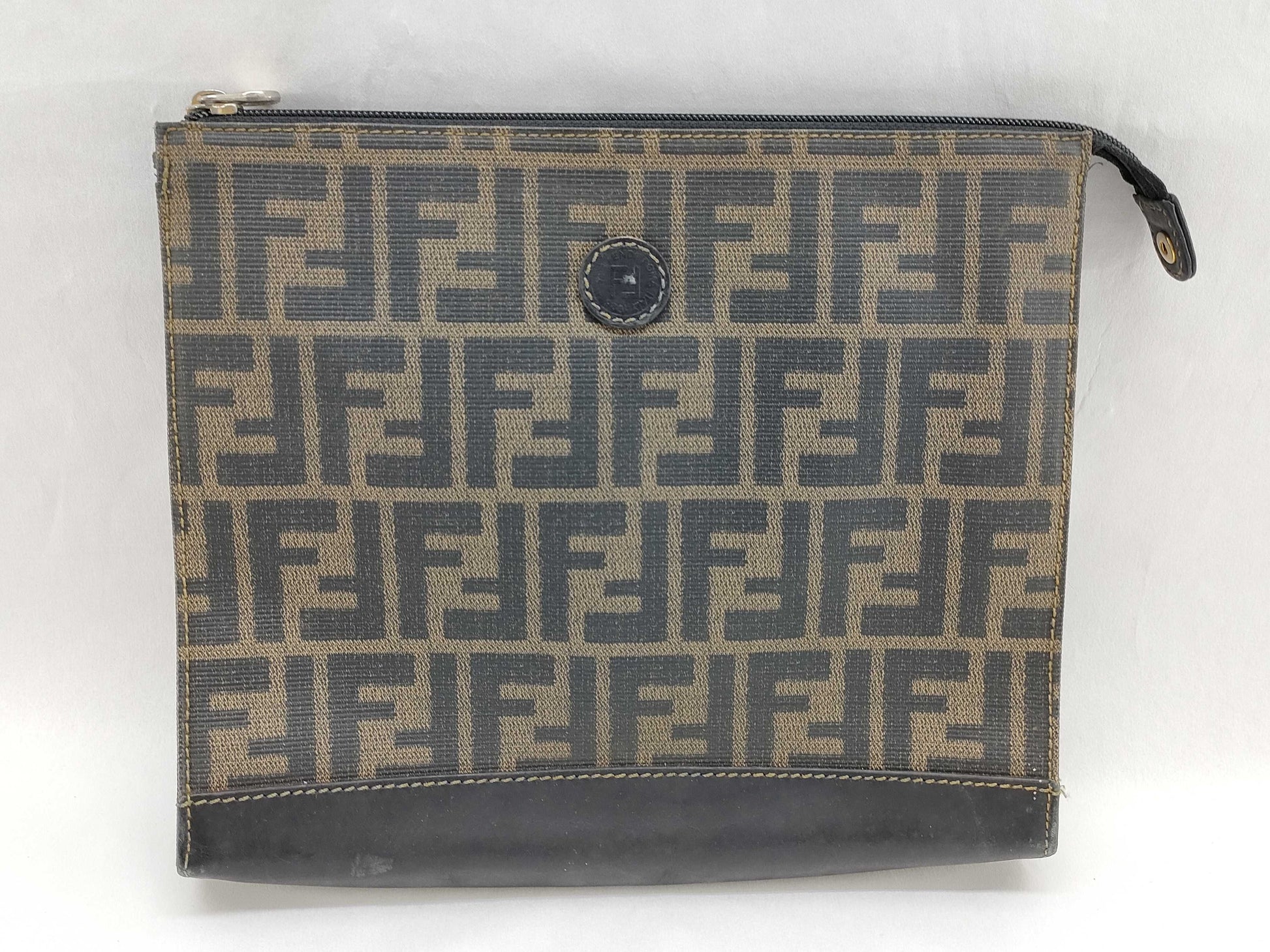 FENDI Zucca pattern Fendi Zucca second bag clutch bag second bag