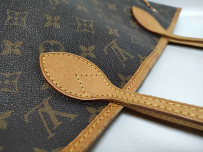 LOUIS VUITTON Monogram LV Neverfull MM M40156 Monogram Tote Bag