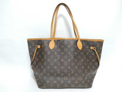 LOUIS VUITTON Monogram LV Neverfull MM M40156 Monogram Tote Bag