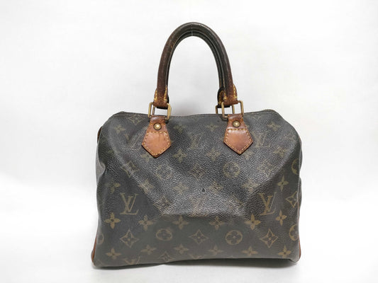 LOUIS VUITTON Monogram LV Speedy 25 M41528 Monogram Handbag