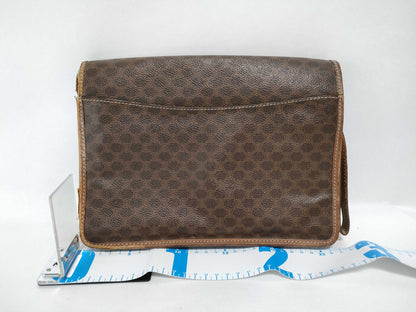 CELINE Clutch Bag Macadam Pattern Second Bag
