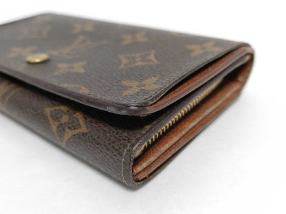 LOUIS VUITTON Monogram LV Porte Monnaie-Vieux-Trésor M61730 Monogram Wallet