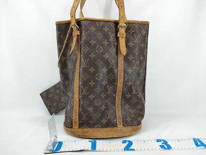 LOUIS VUITTON Monogram Bucket GM Tote Bag