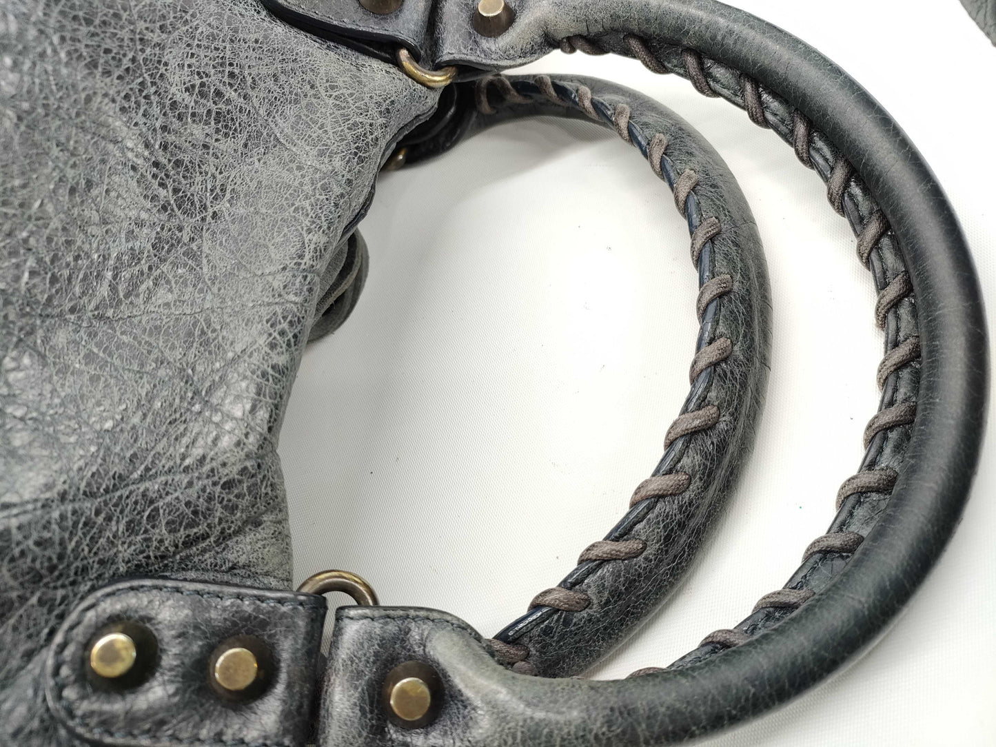 BALENCIAGA City Leather 2-Way Handbag