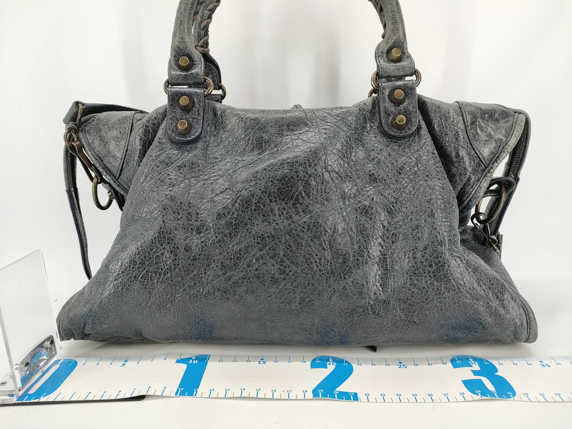 BALENCIAGA City Leather 2-Way Handbag