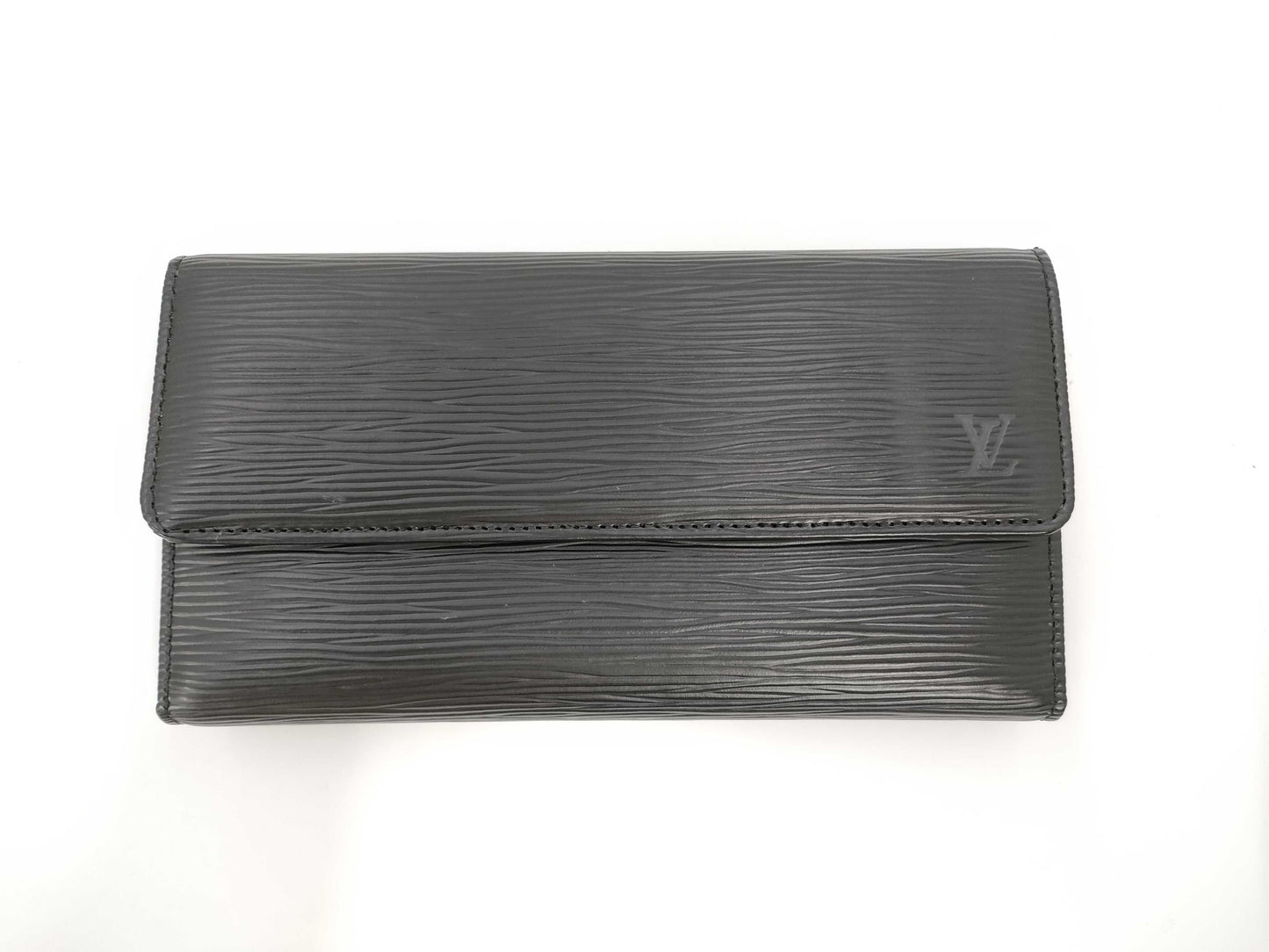 LOUIS VUITTON Epi Wallet Black Wallet