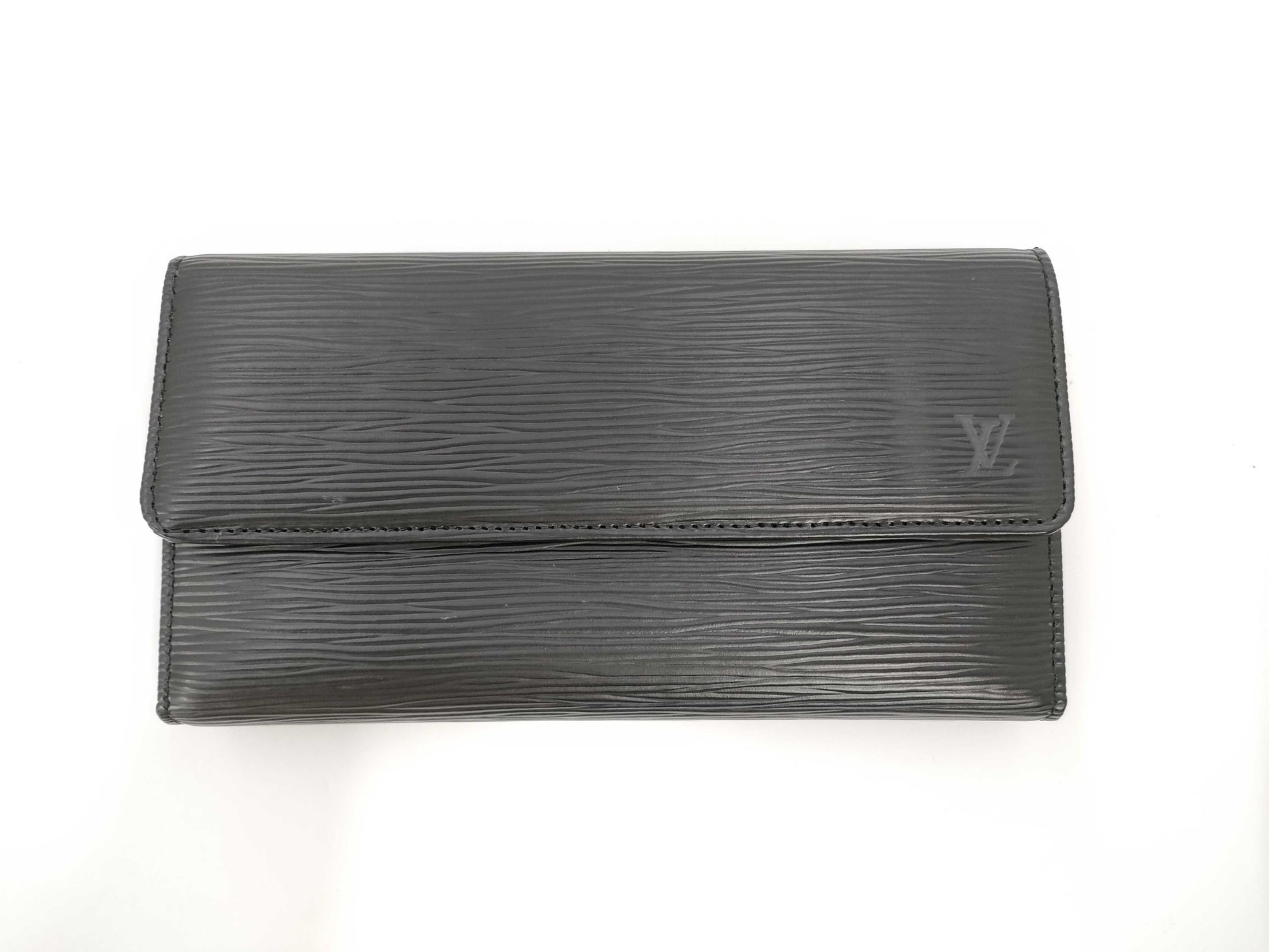 LOUIS VUITTON Epi Wallet Black Wallet