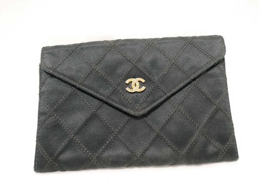 CHANEL Coco Mark Chanel Matelasse Wallet 0 Series Card Case/Pass Case/Business Card Holder