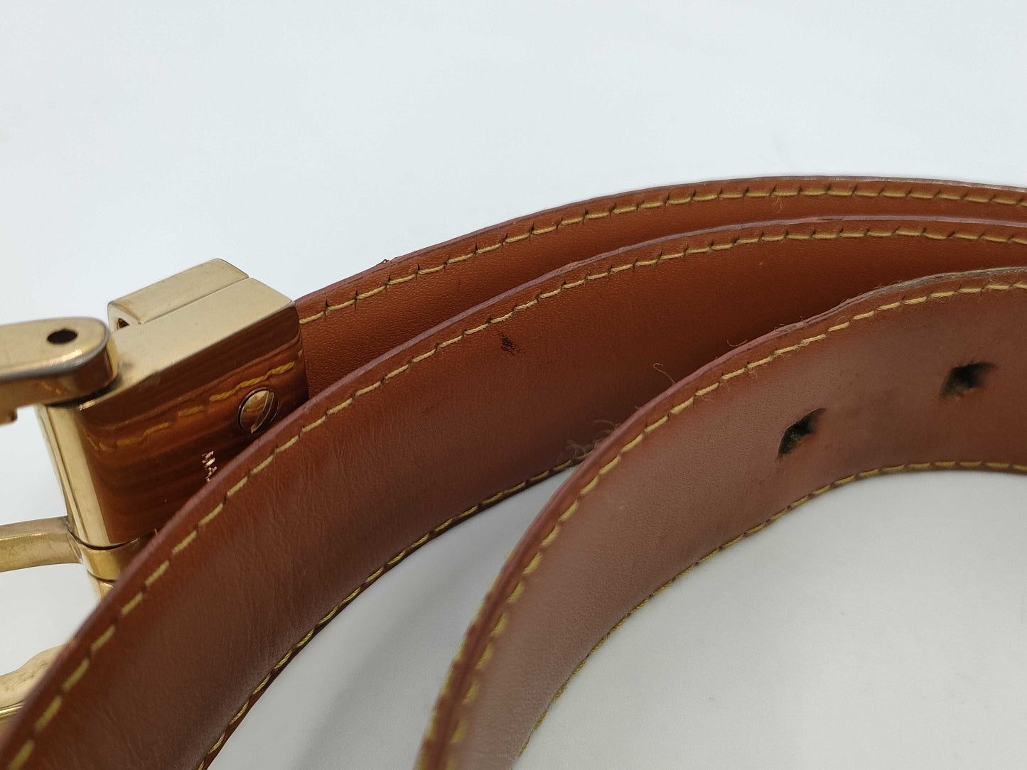 LOUIS VUITTON Epi Leather Belt