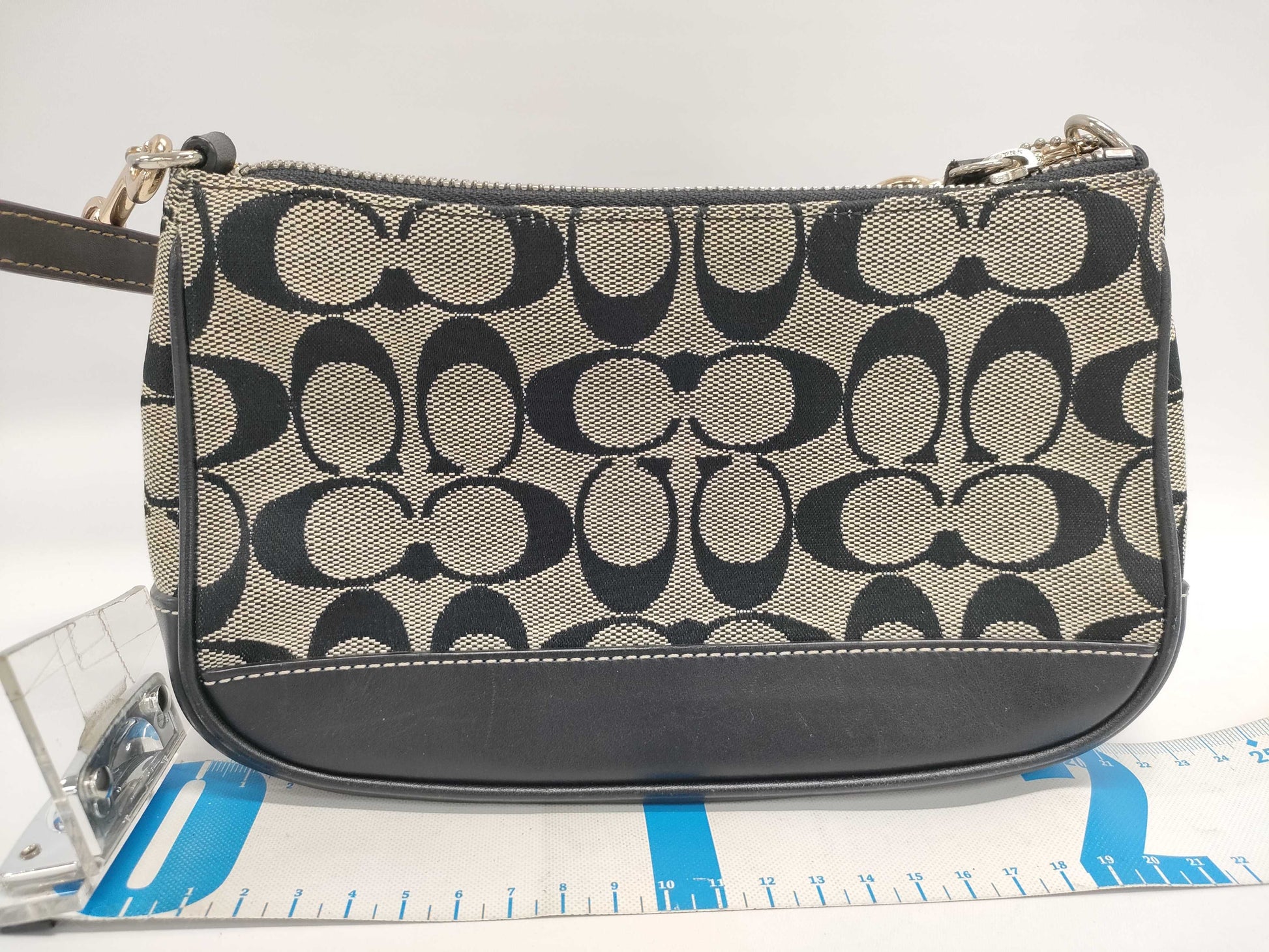 COACH Signature Canvas Leather 6094 Bag