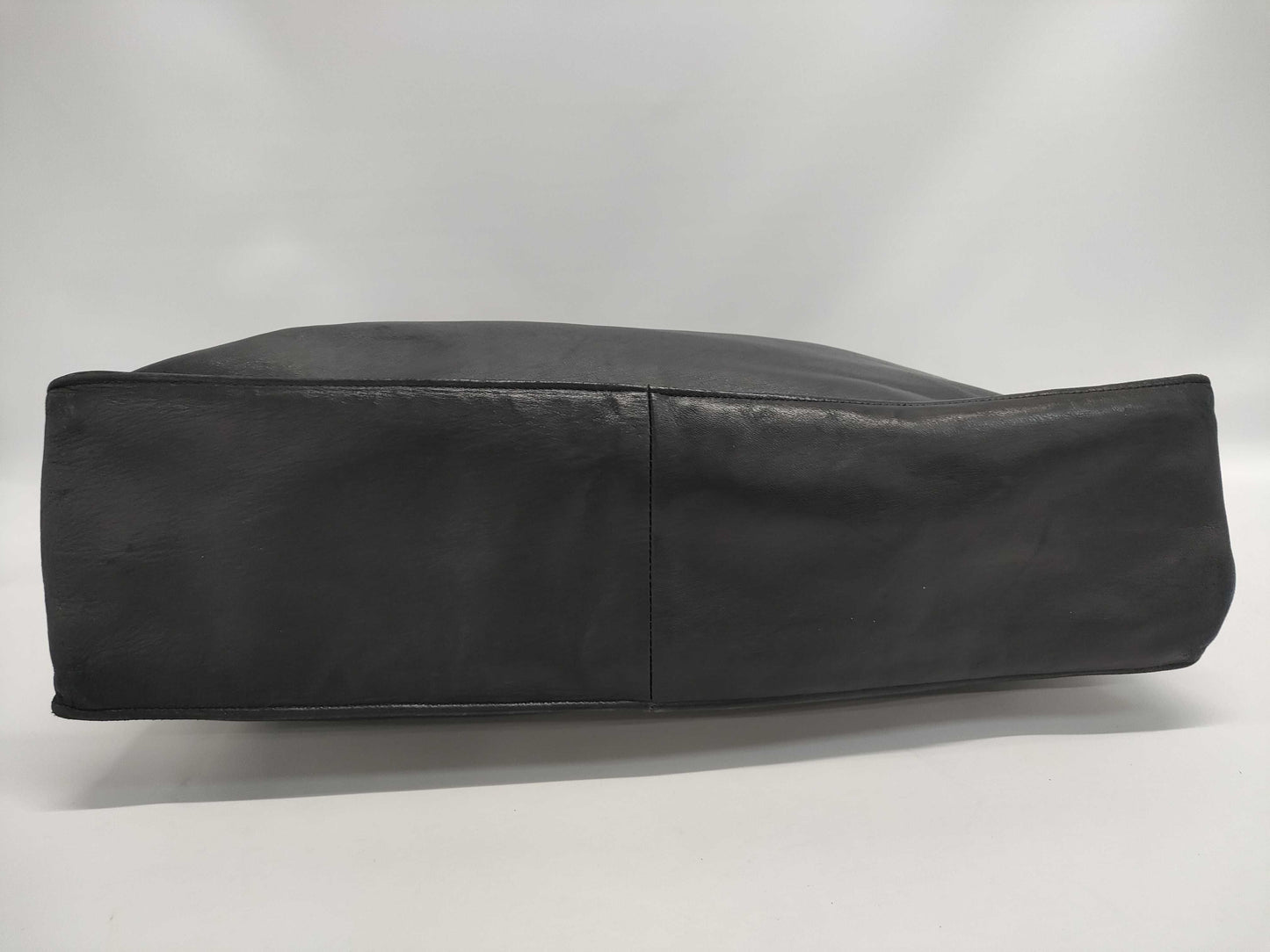 CHANEL Lambskin Chain Tote Bag with Large Coco Mark and GD Hardware, Black