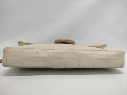 CHANEL Chocolate Bar Coco Mark Chain Shoulder Bag with GD Hardware, Beige Seal, 7925822 Shoulder Bag