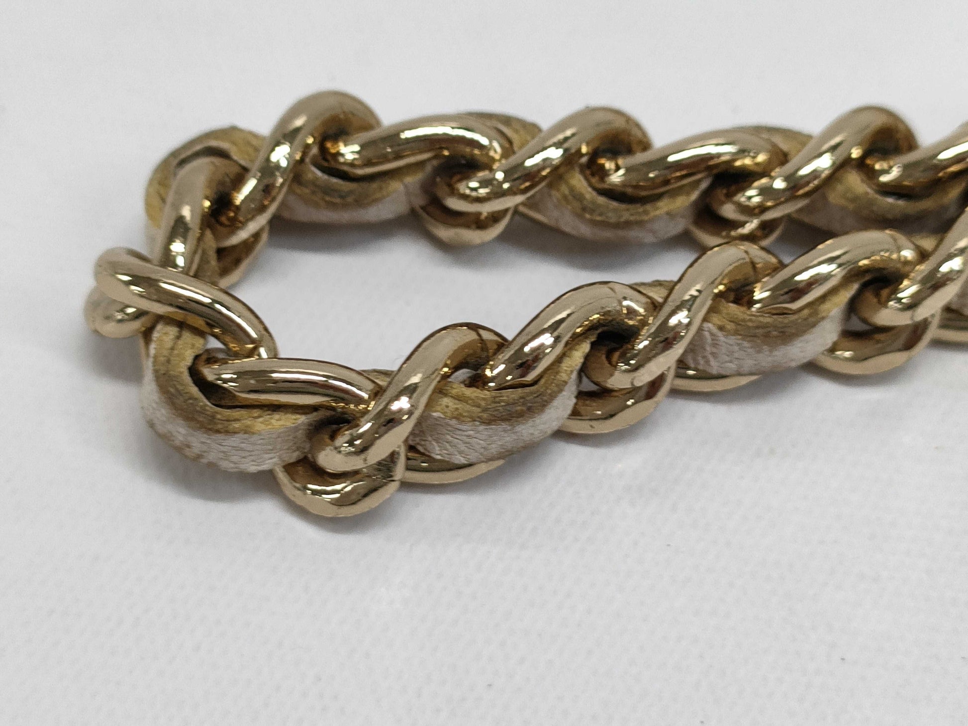 CHANEL Chocolate Bar Coco Mark Chain Shoulder Bag with GD Hardware, Beige Seal, 7925822 Shoulder Bag