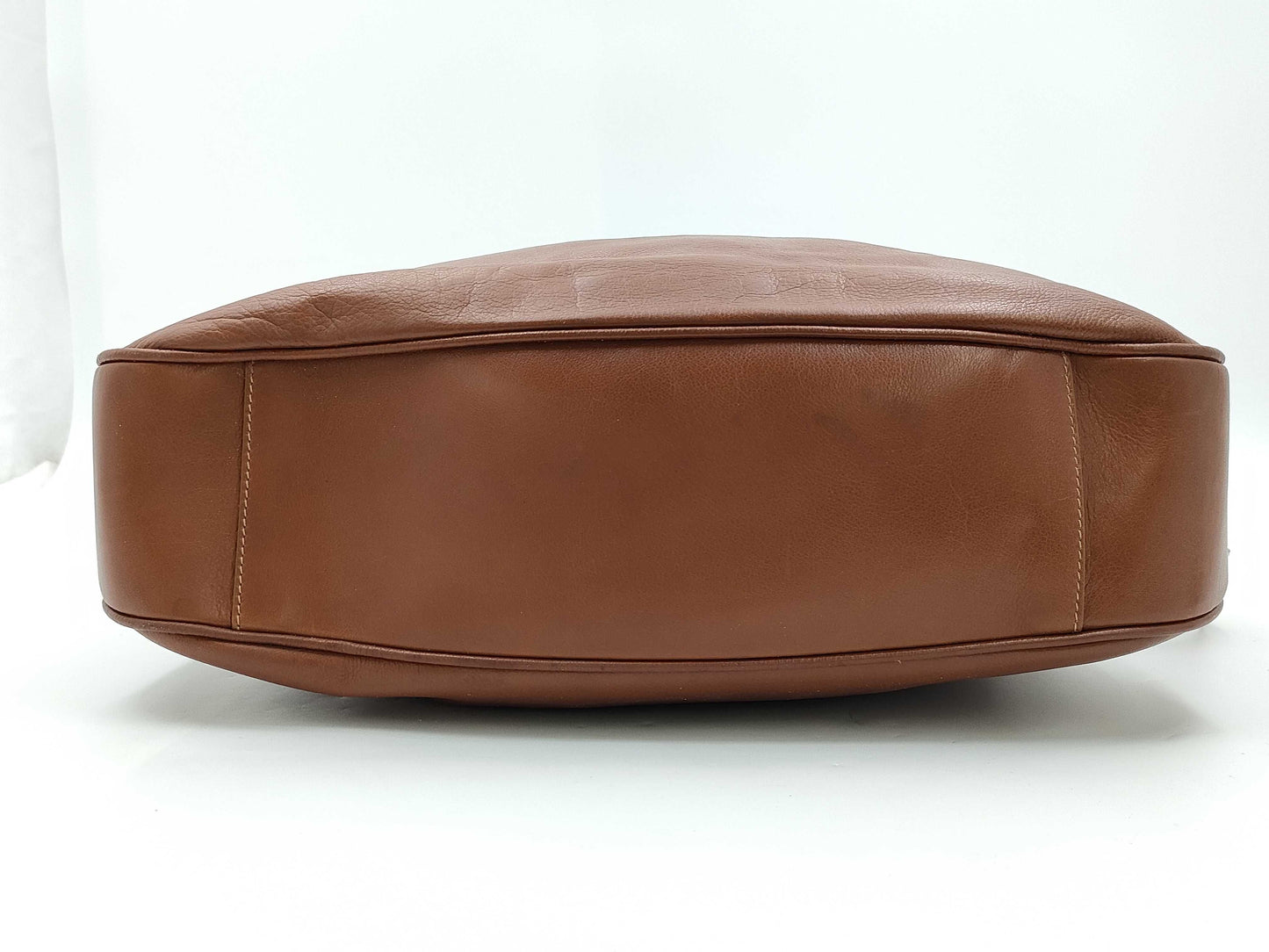 GUCCI 011.1781.1577 Bamboo 2-Way Brown Handbag with Strap and Dust Bag