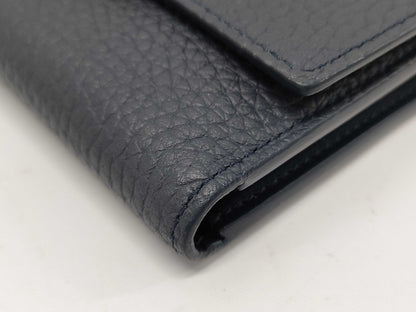 LOUIS VUITTON M14664 Taurillon Leather Portefeuille Capucines Compact Wallet, RFID Verified, Box and Dust Bag Included
