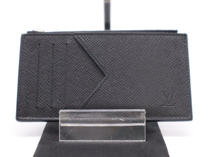 LOUIS VUITTON Taiga M62914 Taiga Coin Card Holder with Dust Bag