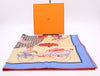 HERMES Silk Carré 90 LA PERRIERE Scarf with Box