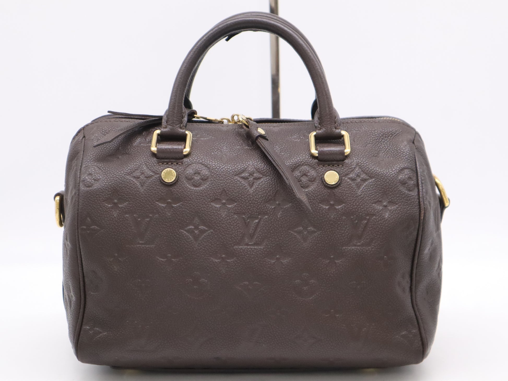 LOUIS VUITTON Monogram Empreinte M40761 Monogram Empreinte Speedy Bandouliere 25 Tail Handbag