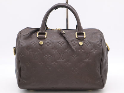 LOUIS VUITTON Monogram Empreinte M40761 Monogram Empreinte Speedy Bandouliere 25 Tail Handbag