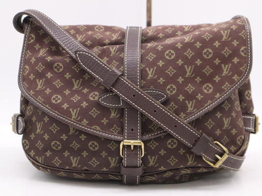 LOUIS VUITTON Monogram Mini Lance M95227 Mini Lance Saumur 30 Ebene Shoulder Bag