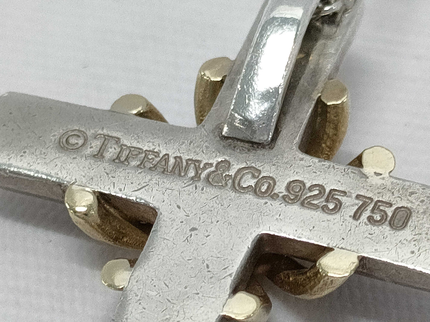 Tiffany & Co. SV925 Signature Cross Necklace Silver Necklace