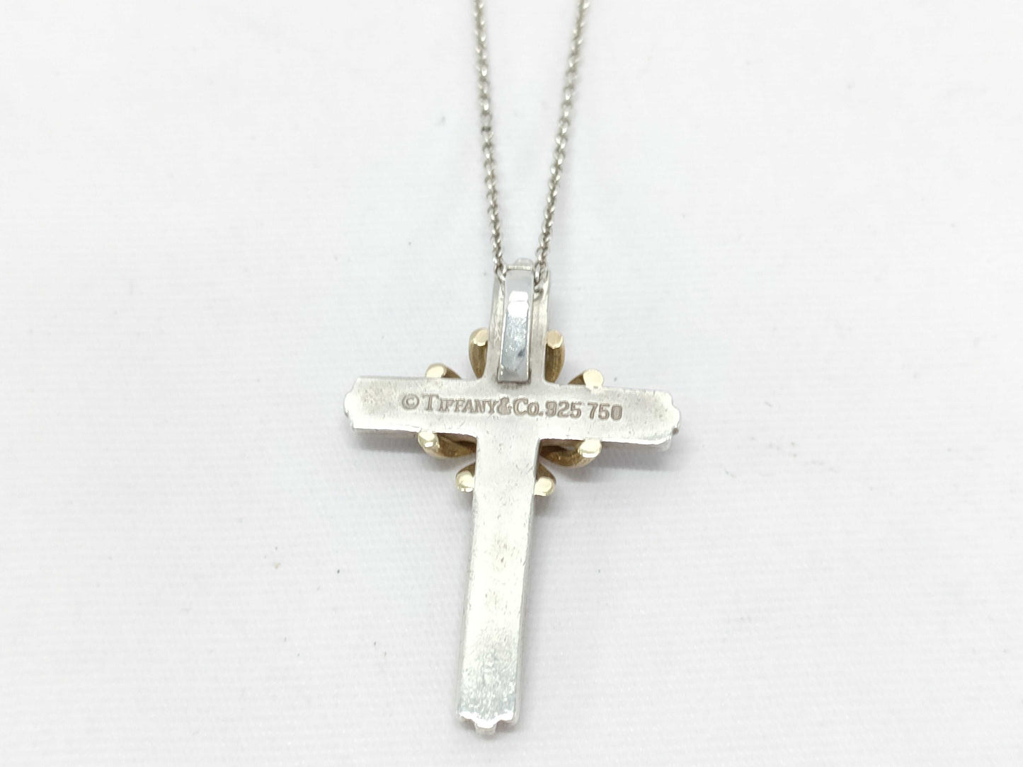 Tiffany & Co. SV925 Signature Cross Necklace Silver Necklace
