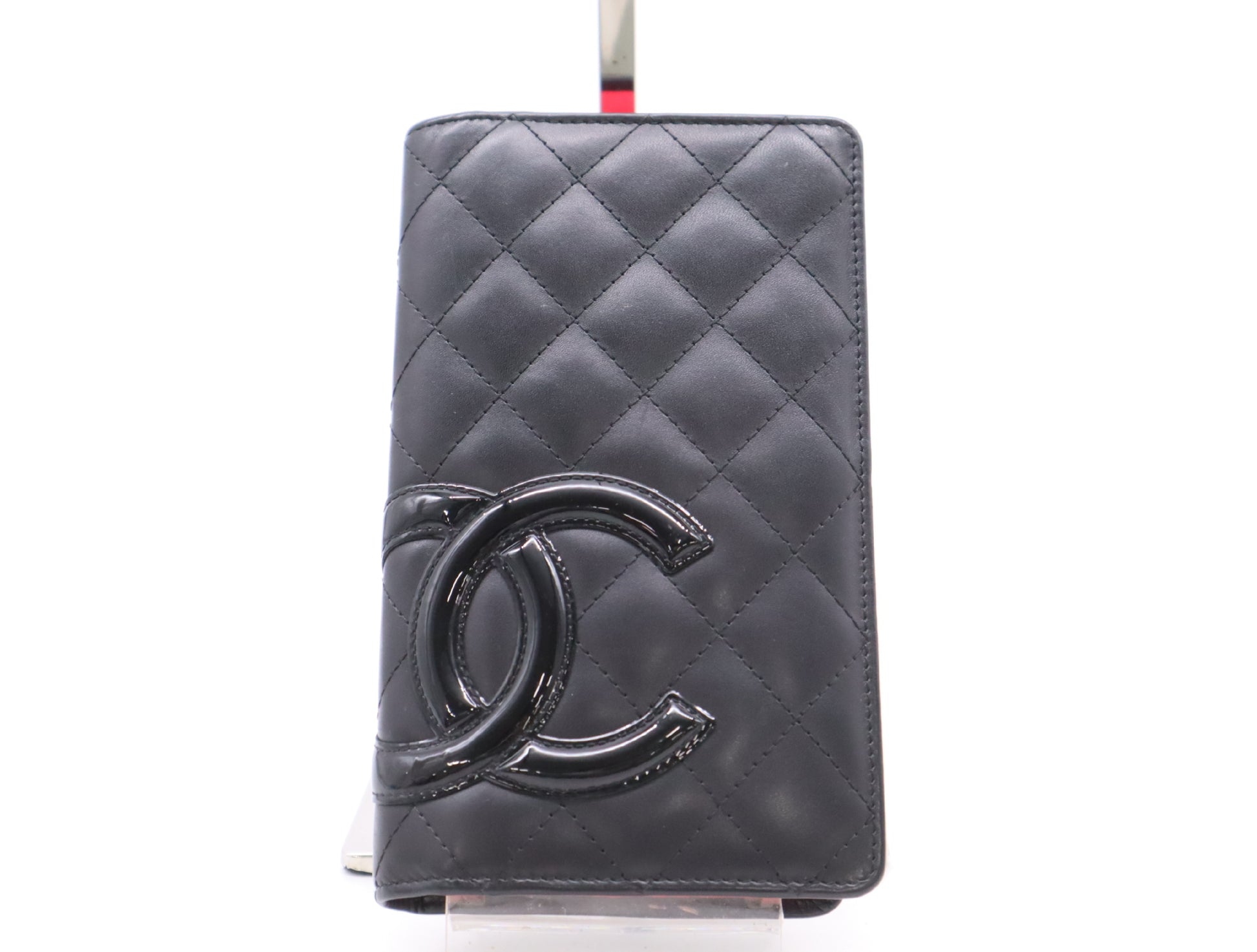 CHANEL Cambon Cambon Line Wallet with Coco Mark, Black, 195679555 Wallet