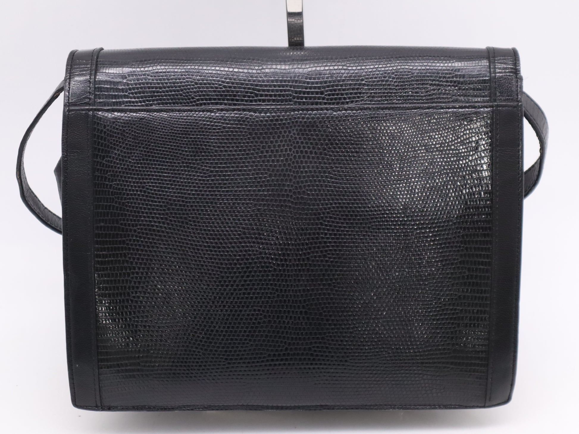 Yves Saint Laurent Leather Shoulder Bag Black Shoulder Bag