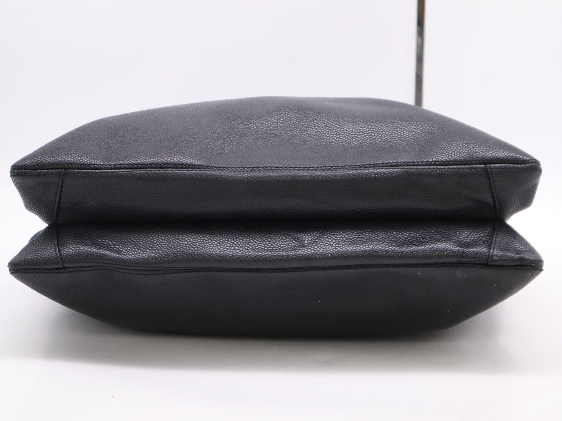 CHANEL Caviar Skin Coco Mark Tote Bag Black Tote Bag