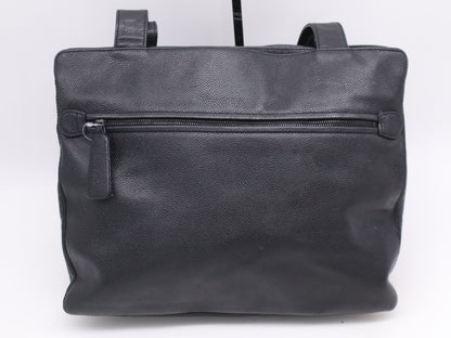CHANEL Caviar Skin Coco Mark Tote Bag Black Tote Bag