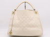 LOUIS VUITTON Monogram Empreinte M93449 Monogram Empreinte Artsy MM Neige Tote Bag