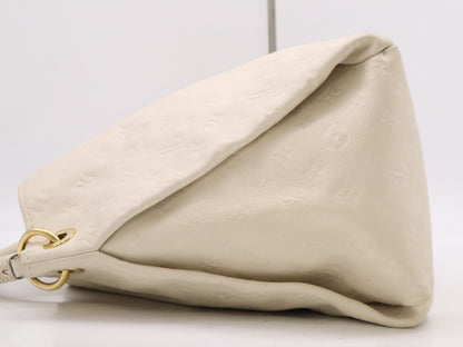 LOUIS VUITTON Monogram Empreinte M93449 Monogram Empreinte Artsy MM Neige Tote Bag