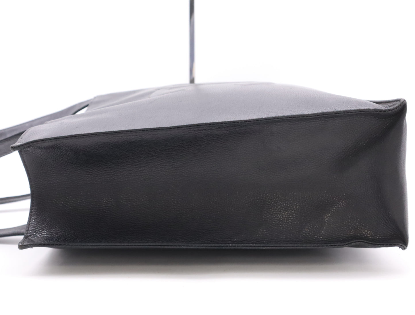 CHANEL Caviar Skin Coco Mark Tote Bag Black Seal 5385633 Tote Bag