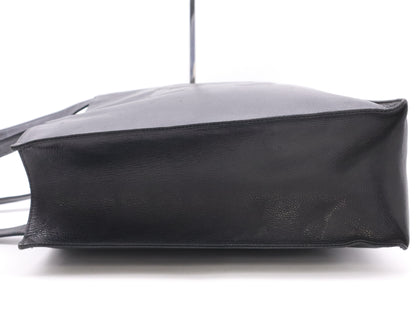 CHANEL Caviar Skin Coco Mark Tote Bag Black Seal 5385633 Tote Bag