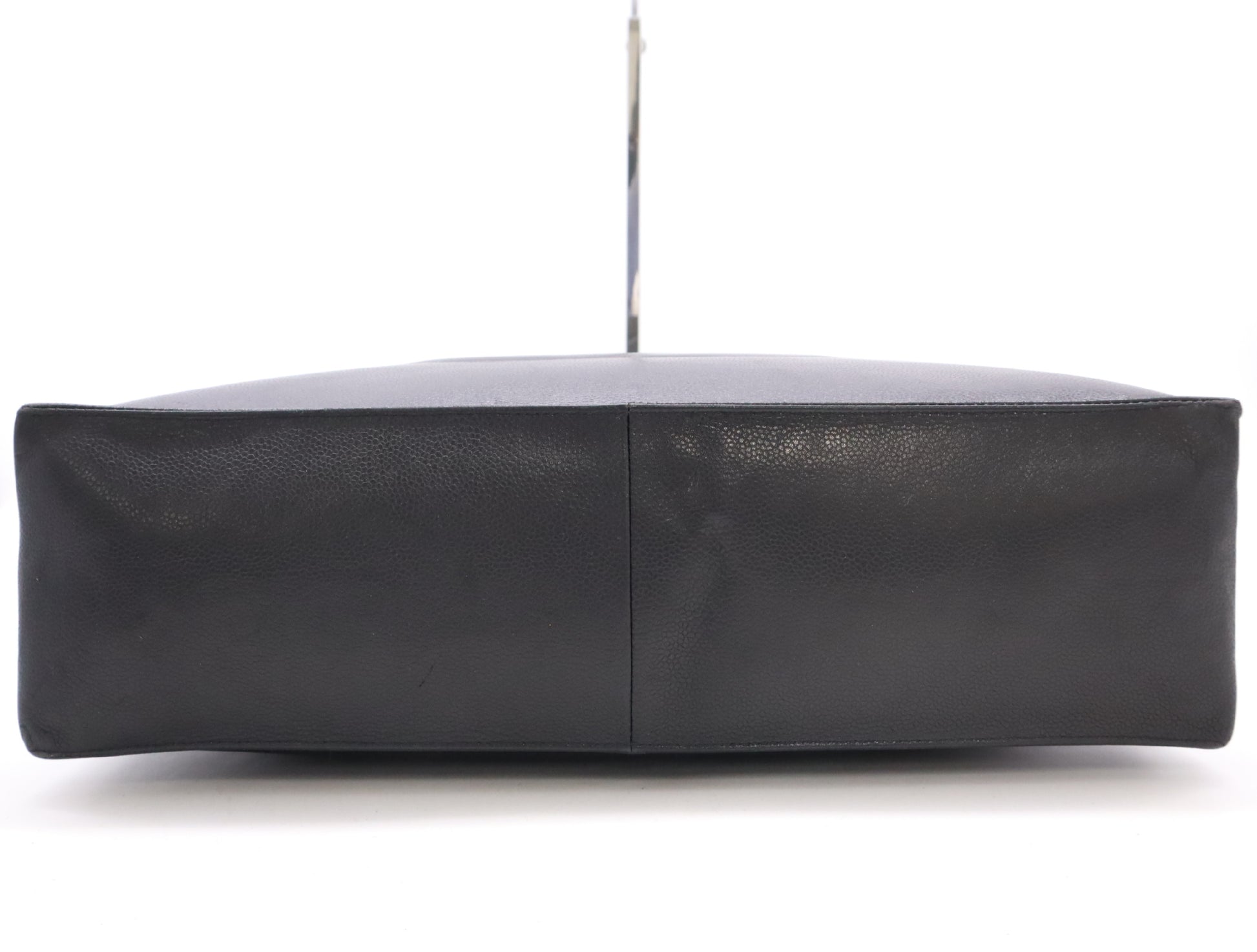 CHANEL Caviar Skin Coco Mark Tote Bag Black Seal 5385633 Tote Bag