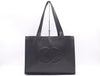 CHANEL Caviar Skin Coco Mark Tote Bag Black Seal 5385633 Tote Bag