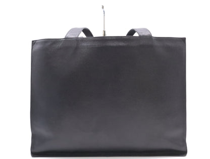 CHANEL Caviar Skin Coco Mark Tote Bag Black Seal 5385633 Tote Bag