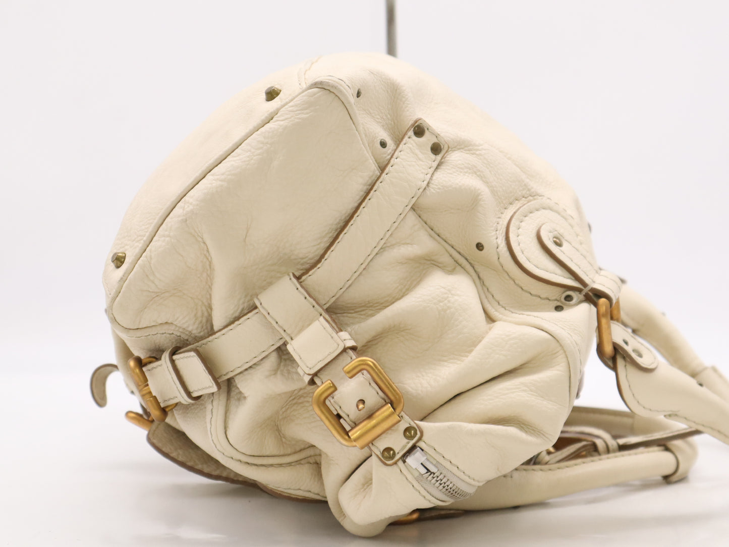 Chloe 02-06-53 Leather Paddington Handbag with Padlock and Key