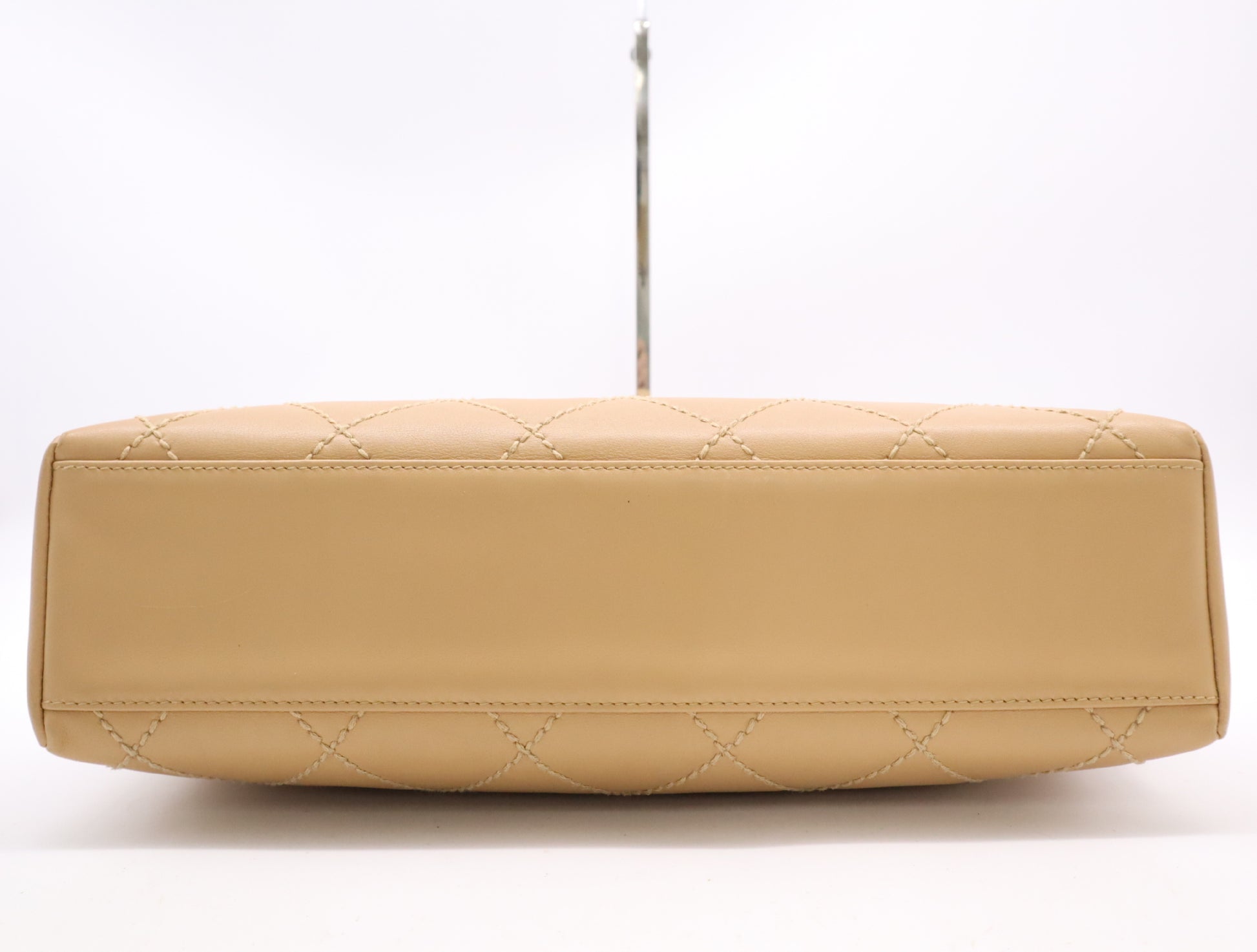 CHANEL Matelasse Lambskin Matelasse Wild Stitch Chain Tote Bag with Guarantee Card 8435991 Tote Bag