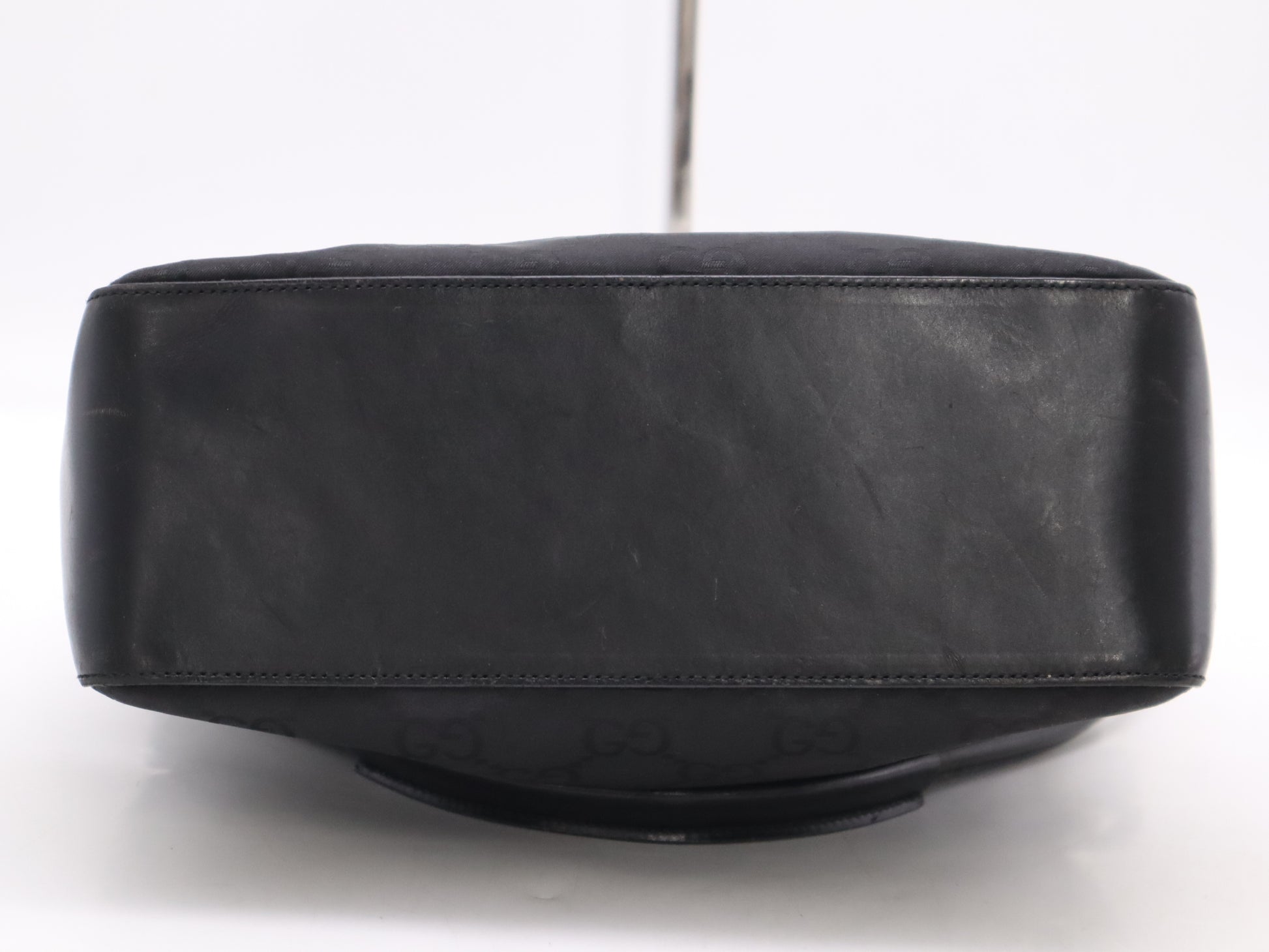 GUCCI 1.3766 GG Nylon Shoulder Bag Black Shoulder Bag