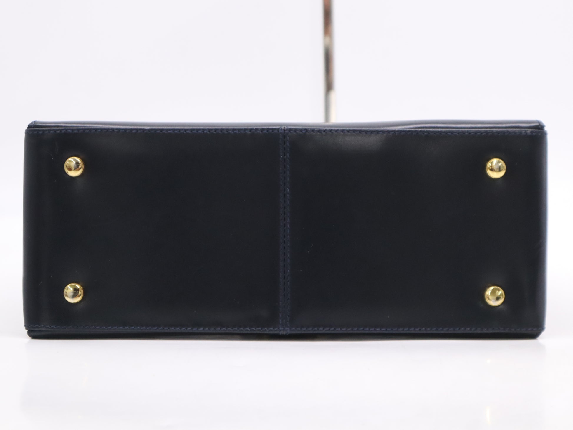 Salvatore Ferragamo Gancini Calfskin Handbag in Black with Shoulder Strap