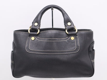 CELINE CE10/14 Leather Boogie Bag Black Handbag