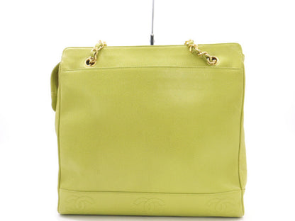 CHANEL Caviar Skin Triple Coco Mark Shoulder Bag with Guarantee Card 4098566 Shoulder Bag